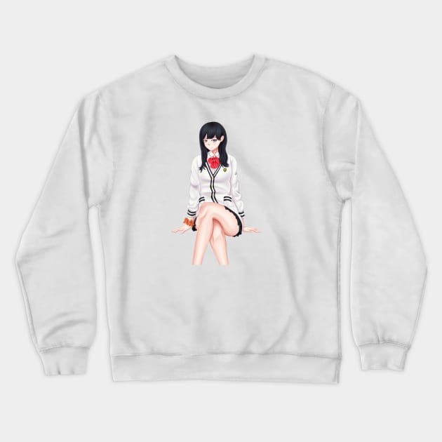 Rikka SSSS Gridman Crewneck Sweatshirt by Antonydraws